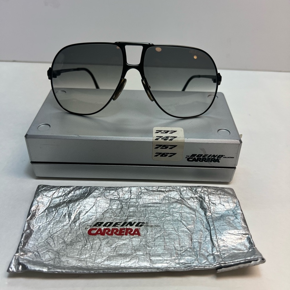 Carrera Black Aviator Sunglasses